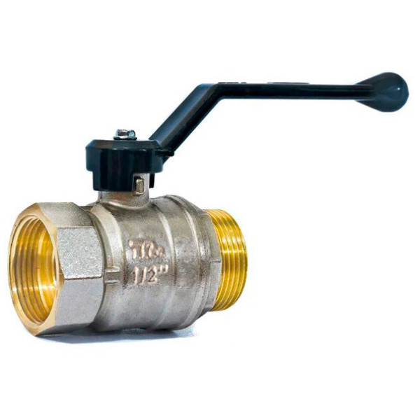 Кран 1/2" ВН шаровый TeRma NEOS (чёрная ручка) (32013) Кран 1/2" ВН шаровый TeRma NEOS (чёрная ручка) (32013)