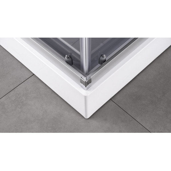 Душевая кабина Loranto 80x100x215 стекло матовое, профиль сатин (CS-5180-13L G)