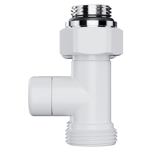 Фитинг двойной со встроенным шаровым краном Royal Thermo Design прямой 1/2"х3/4" EK (белый) (RANDP11234WH) Фитинг двойной со встроенным шаровым краном Royal Thermo Design прямой 1/2"х3/4" EK (белый) (RANDP11234WH)