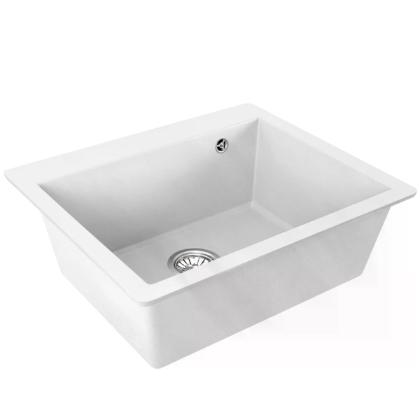 Мойка для кухни Rea Lin white гранит 60x50x22,5 белая (ZLE-00130) Мойка для кухни Rea Lin white гранит 60x50x22,5 белая (ZLE-00130)