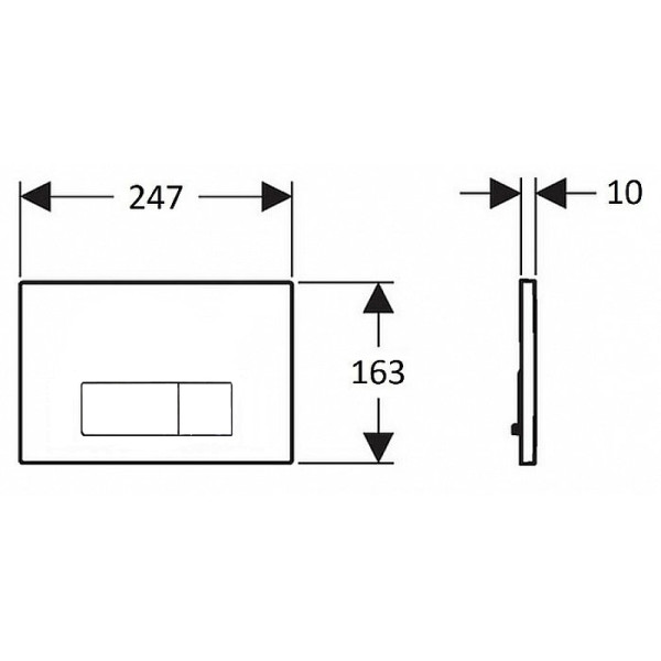Клавиша смывная Creavit Arc капучино (GP8002.06)
