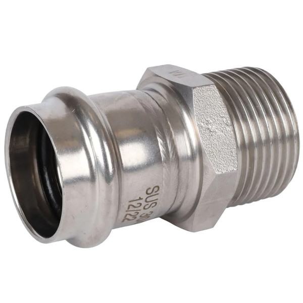 Переход 28х1"Н Rommer из нержавеющей стали (пресс) (RSS-0021-000281) Переход 28х1"Н Rommer из нержавеющей стали (пресс) (RSS-0021-000281)