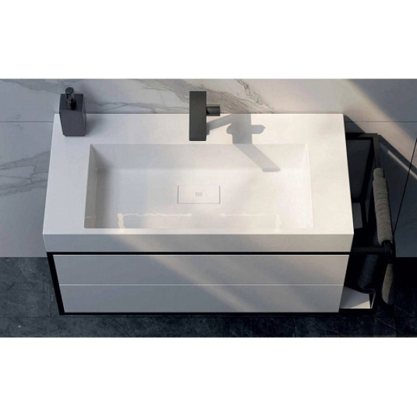 Раковина мебельная Aqwella Toledo 700x100x450 белая глянцевая (Tol.07.04.D)