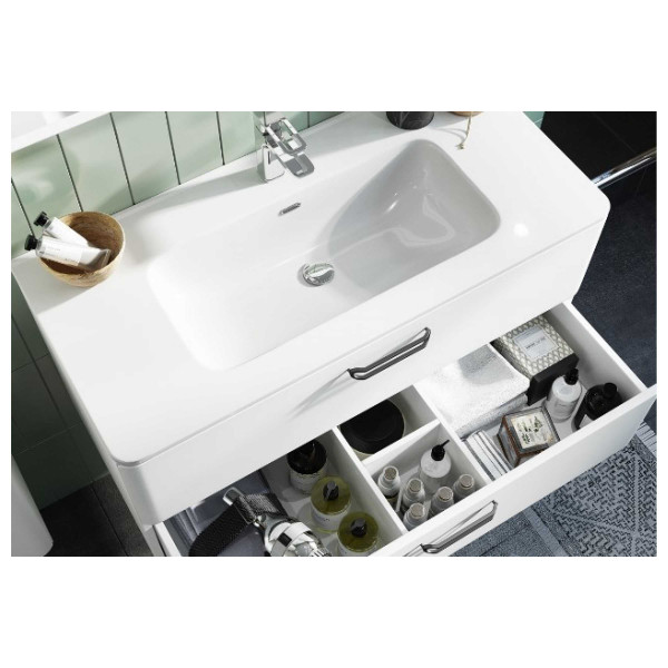 Раковина полувстаиваемая Iddis 100 белая (0101000I28) Раковина полувстаиваемая Iddis 100 белая (0101000I28)