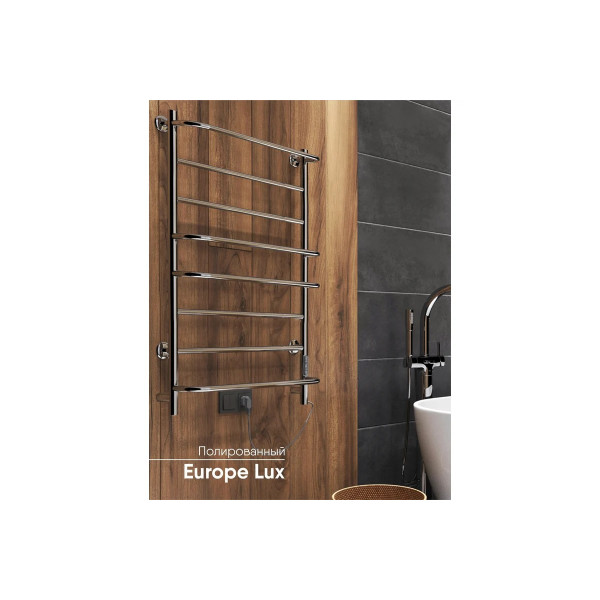 Полотенцесушитель электрический Indigo Europe Lux 800x400 таймер, унив.подкл.RxL, Полиров. (LELLE80-40Rt ) Полотенцесушитель электрический Indigo Europe Lux 800x400 таймер, унив.подкл.RxL, Полиров. (LELLE80-40Rt )