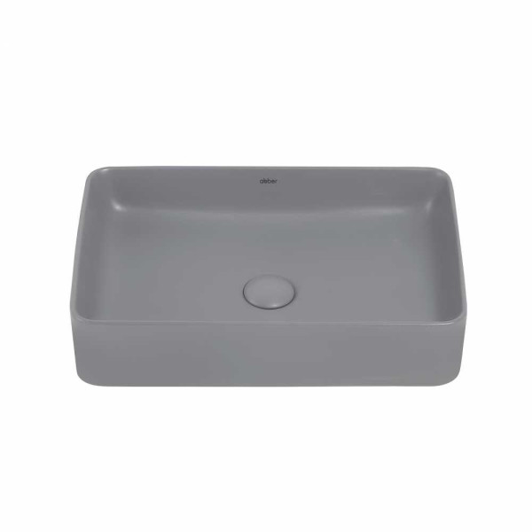 Раковина накладная Abber Rechteck серая матовая (AC2207MG) Раковина накладная Abber Rechteck серая матовая (AC2207MG)