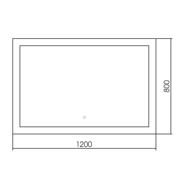 Зеркало Abber See 80x120 с подсветкой, сенсорный выключатель, диммер (AG6107SXL-1.2) Зеркало Abber See 80x120 с подсветкой, сенсорный выключатель, диммер (AG6107SXL-1.2)