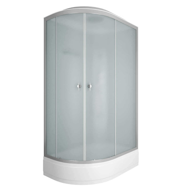 Душевая кабина Eco 80x120 стекло матовое, профиль хром матовый (NG-3324-14R) Душевая кабина Eco 80x120 стекло матовое, профиль хром матовый (NG-3324-14R)
