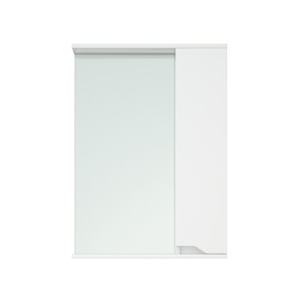 Шкаф зеркальный Melodia Лотос 60 белый (MFR80033WT)