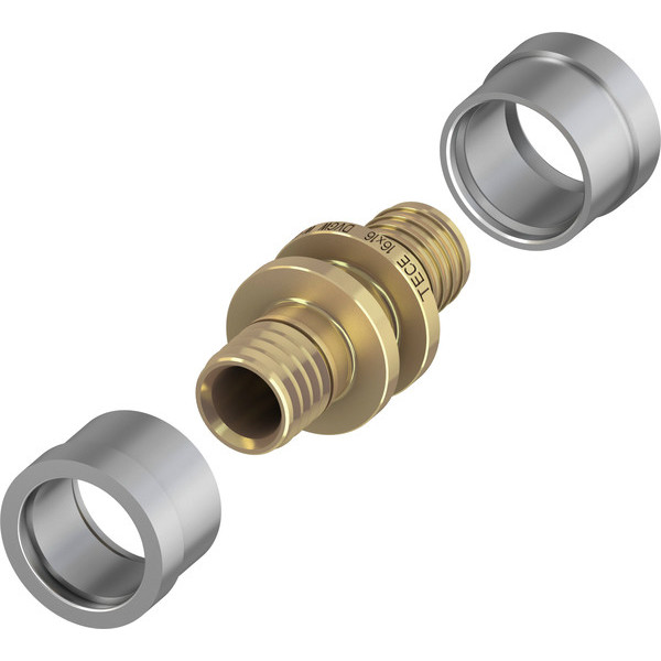 Соединение труба-труба для труб TECEfloor SLQ PE-RT 25х25 мм. (77220025) Соединение труба-труба для труб TECEfloor SLQ PE-RT 25х25 мм. (77220025)