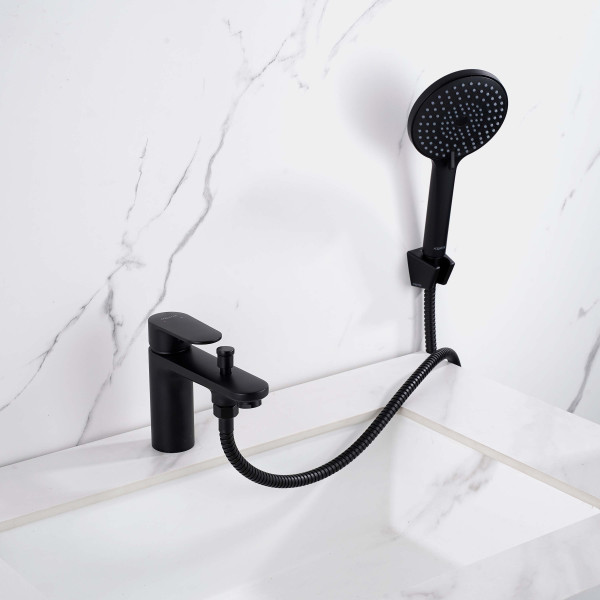 Смеситель на борт ванны Aquatek Ника черный матовый (AQ1844MB) Смеситель на борт ванны Aquatek Ника черный матовый (AQ1844MB)