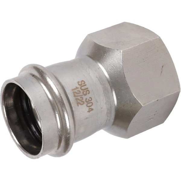 Переход 28х1"В Rommer из нержавеющей стали (пресс) (RSS-0022-000281) Переход 28х1"В Rommer из нержавеющей стали (пресс) (RSS-0022-000281)
