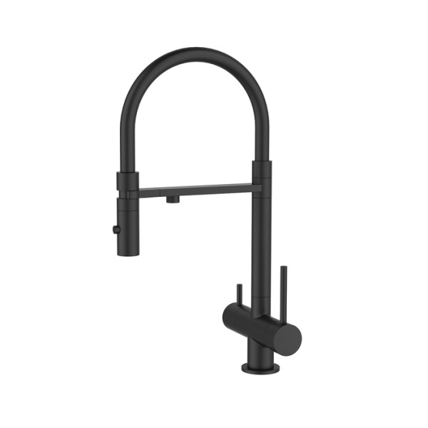 Смеситель для кухни Iddis Ace с фильтром и гибким изливом черный (ACEBLFFi05) Смеситель для кухни Iddis Ace с фильтром и гибким изливом черный (ACEBLFFi05)