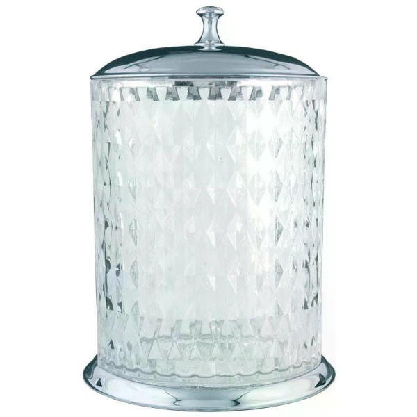 Ведро для мусора Boheme Puro 21x21x29 хром (10718)