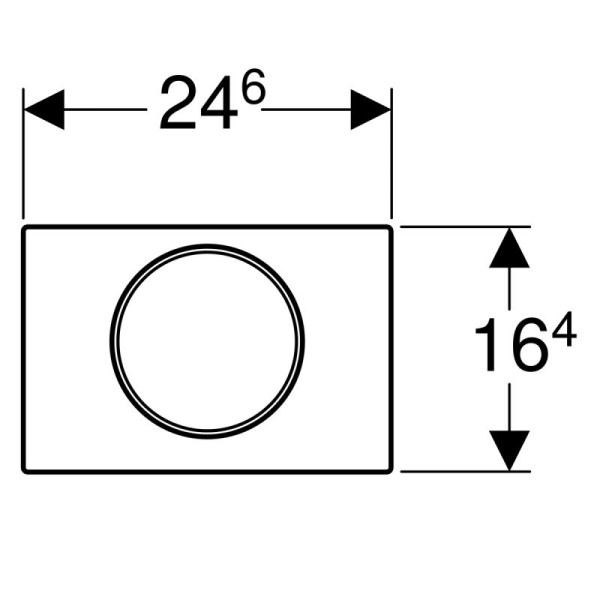 Клавиша смывная Geberit Sigma 10 (115.758.SN.5)