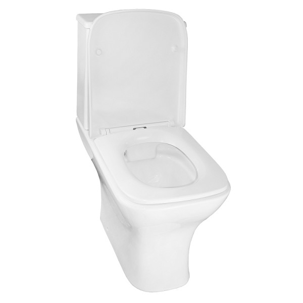 Унитаз напольный Azario Nigel 385x616x785 с сиденьем с микролифтом белый (AZ-55)
