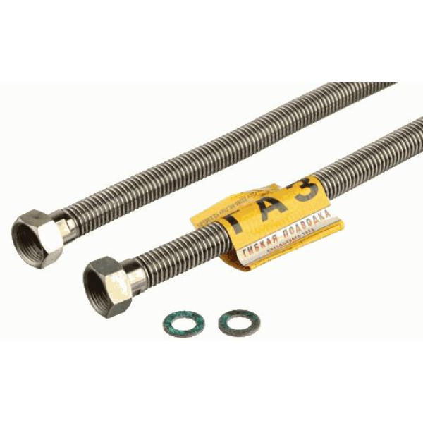 Подводка для газа сильфонная 1/2" 1500 мм. ВВ Kensudo Подводка для газа сильфонная 1/2" 1500 мм. ВВ Kensudo