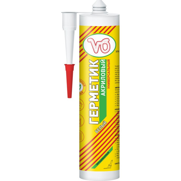 Герметик акриловый V6 260 мл. (белый) (02-03-05)