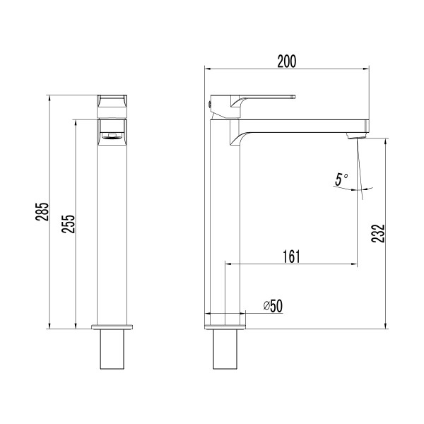 Смеситель для раковины Lemark Plus Grace хром (LM1509C)