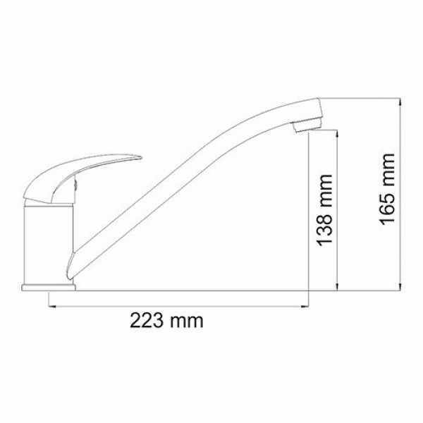 Смеситель для кухни WasserKRAFT Isen (2607)