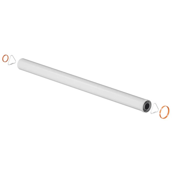Удлинитель дымохода Okseler D60/100 коаксиальный L=1500 (oks00149) Удлинитель дымохода Okseler D60/100 коаксиальный L=1500 (oks00149)