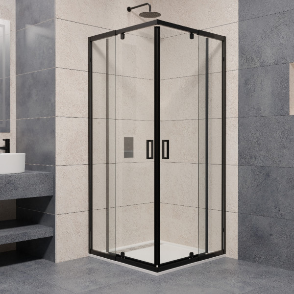 Душевой уголок RGW Passage 90x90 стекло прозрачное, профиль черный (350803899-14) Душевой уголок RGW Passage 90x90 стекло прозрачное, профиль черный (350803899-14)