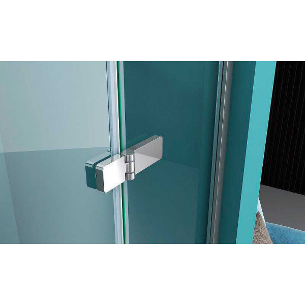 Душевая дверь Belbagno Kraft 120x195 стекло прозрачное с рисунком, профиль хром (KRAFT-B-12-60/60-C-Cr-R) Душевая дверь Belbagno Kraft 120x195 стекло прозрачное с рисунком, профиль хром (KRAFT-B-12-60/60-C-Cr-R)