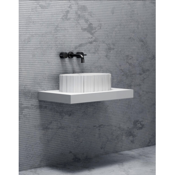 Раковина накладная Abber Stein 560x360 белый матовый (AS2655) Раковина накладная Abber Stein 560x360 белый матовый (AS2655)