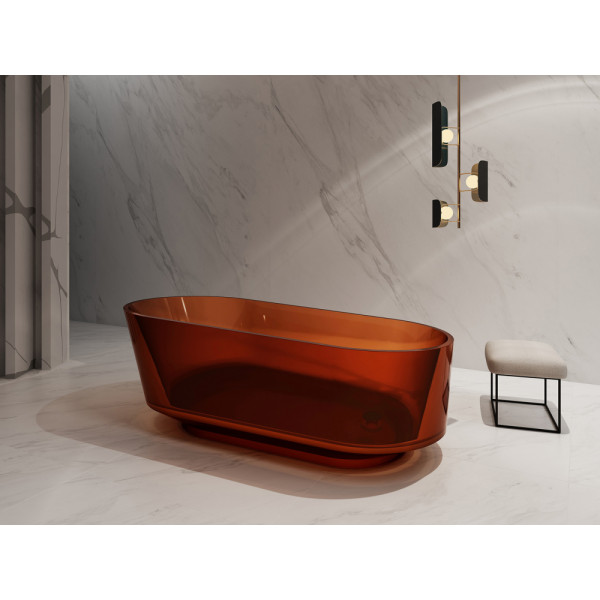 Ванна прозрачная Abber Kristall 170x80 коричневая (AT9706Opal) Ванна прозрачная Abber Kristall 170x80 коричневая (AT9706Opal)