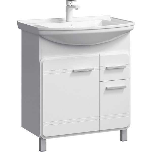 Тумба напольная Aqwella Corsica 720x350x860 белый (KOR0107)