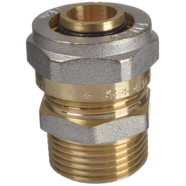 Соединение прямое 20*3/4"Н TeRma (обжим) (01053) Соединение прямое 20*3/4"Н TeRma (обжим) (01053)