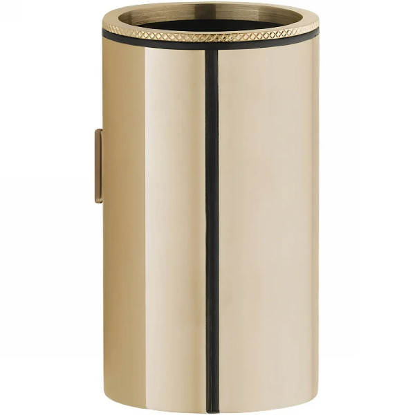 Стакан для зубныx щеток Boheme Uno Gold настенный золото (10974-G)