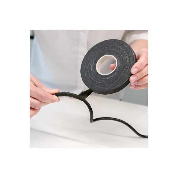 Изолента ХБ 15 ммх20 м профессиональная Aviora (черная) (305-045)