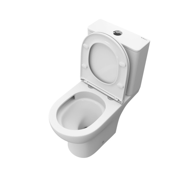 Унитаз-компакт BelBagno Уюе со смывом Торнадо с сиденьем soft close P-trap белый (BB2802CP/T-TOR/SC) Унитаз-компакт BelBagno Уюе со смывом Торнадо с сиденьем soft close P-trap белый (BB2802CP/T-TOR/SC)