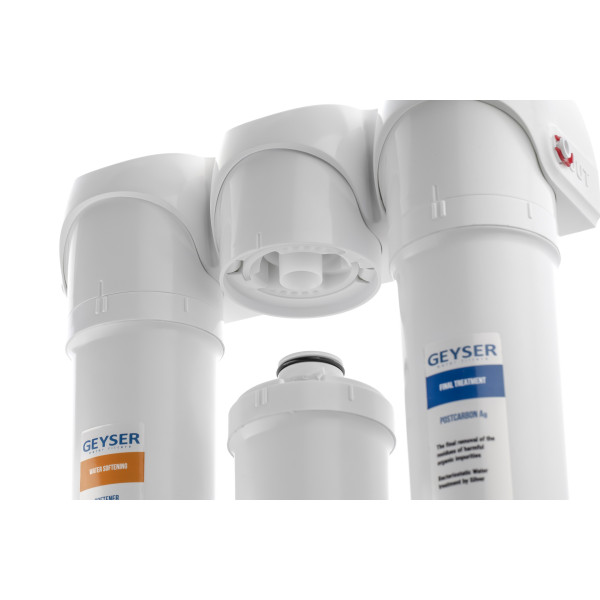 Фильтр под мойку Гейзер Смарт (без крана, для жесткой воды, с быстросъемными модулями) (16028) Фильтр под мойку Гейзер Смарт (без крана, для жесткой воды, с быстросъемными модулями) (16028)