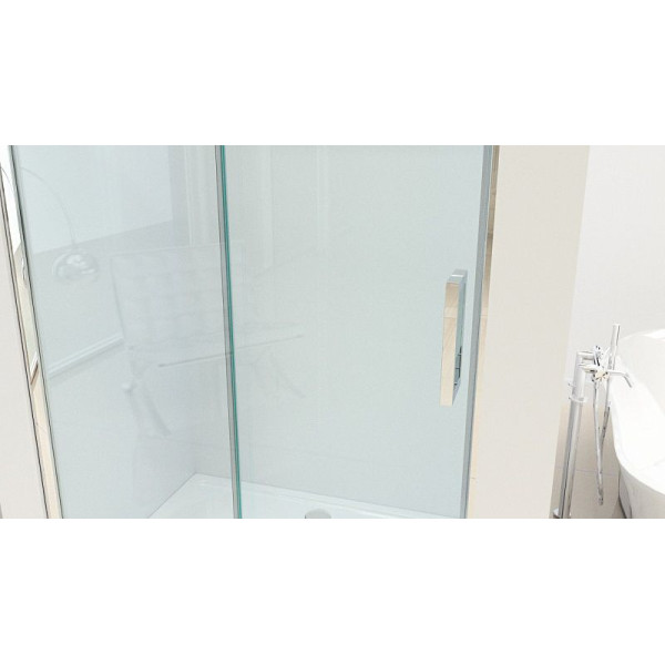 Душевая дверь BandHours Imperium 140 140х190 стекло прозрачное, профиль полированный хром Душевая дверь BandHours Imperium 140 140х190 стекло прозрачное, профиль полированный хром