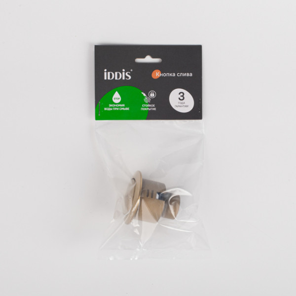 Кнопка слива для арматуры Iddis Optima Home бронзовая (92038BR1AR)