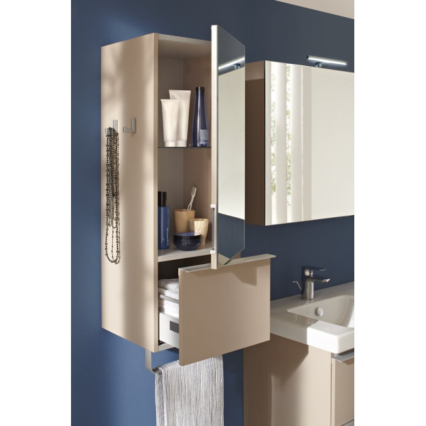 Шкаф зеркальный Jacob Delafon Odeon Up 350x340x960 дуб квебекский (EB893D-E10)