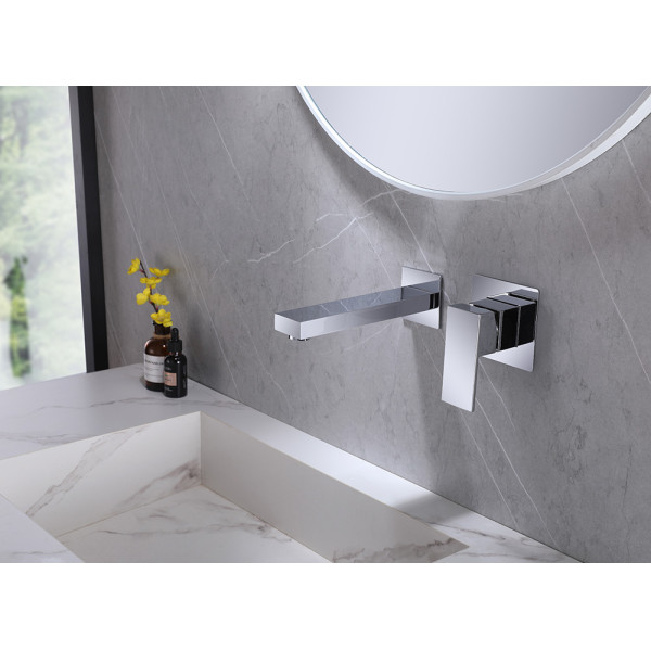 Смеситель для раковины встраиваемый Abber Daheim хром (AF8212)