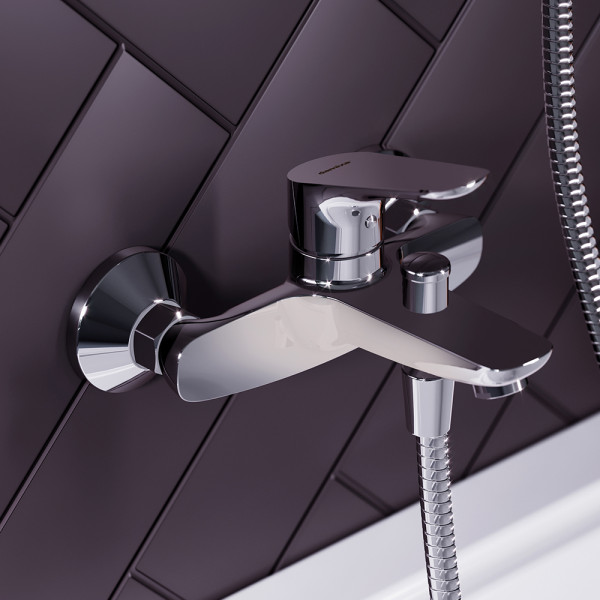Смеситель для ванны и душа Damixa Jupiter хром (771000001) Смеситель для ванны и душа Damixa Jupiter хром (771000001)