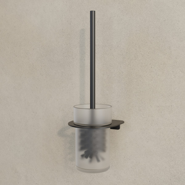 Ерш матовое стекло нержавеющая сталь NOА черный матовый Iddis (NOABLG0i47)