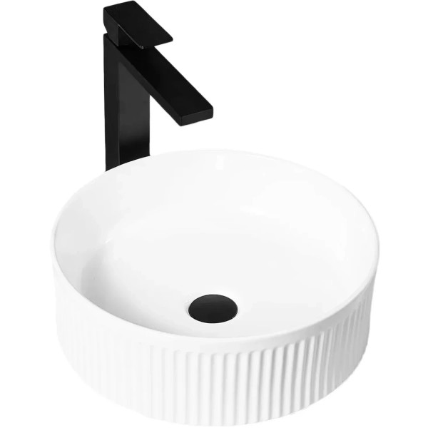 Раковина накладная REA Selina 36x36x12 белая (REA-U6945)