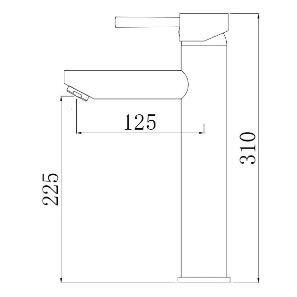 Смеситель для раковины Comforty белый (FC018B-CKBT)