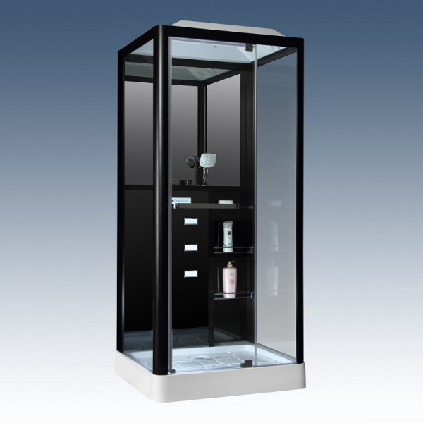 Душевая кабина Loranto Selak 100x90 стекло прозрачное, профиль черный (CS00054486) Душевая кабина Loranto Selak 100x90 стекло прозрачное, профиль черный (CS00054486)