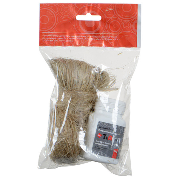 Набор для уплотнения резьбовых соединений паста 70 гр. + лен 20 гр. TeRma (10132)