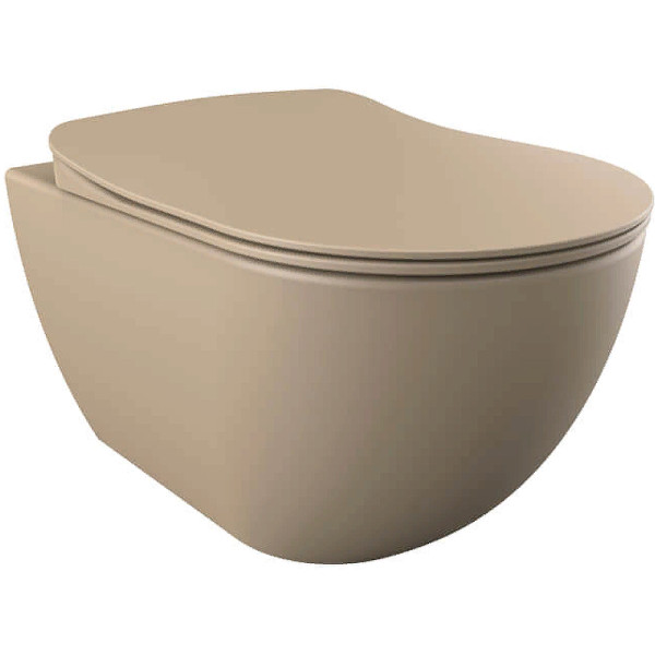 Унитаз подвесной Creavit Free 35,7x51x35 капучино (FE320-11CM00E-0000) Унитаз подвесной Creavit Free 35,7x51x35 капучино (FE320-11CM00E-0000)