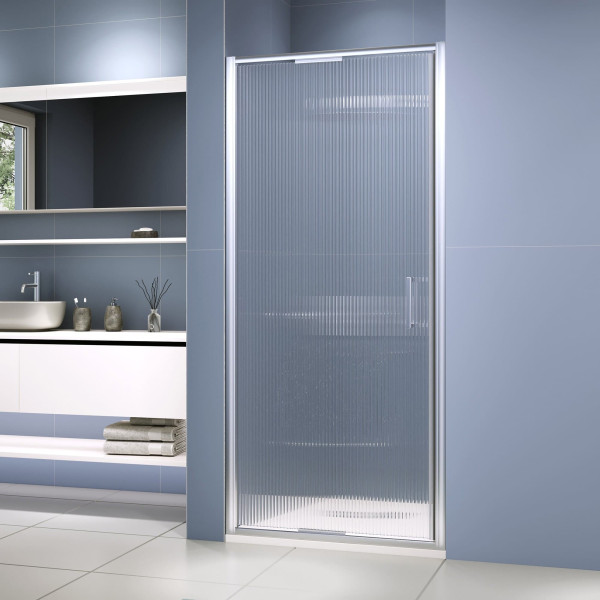 Душевая дверь RGW SV-05-2 1000xx2000 стекло ребристое, профиль хром (703205210-151)