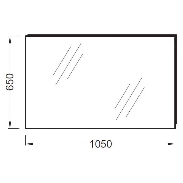Зеркало Jacob Delafon 1050x30x650 (EB1084-NF)