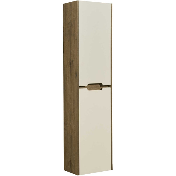 Шкаф-колонна Aquaton Оливия Бежевый/Дуб веллингтон (1A254603OLVG0)
