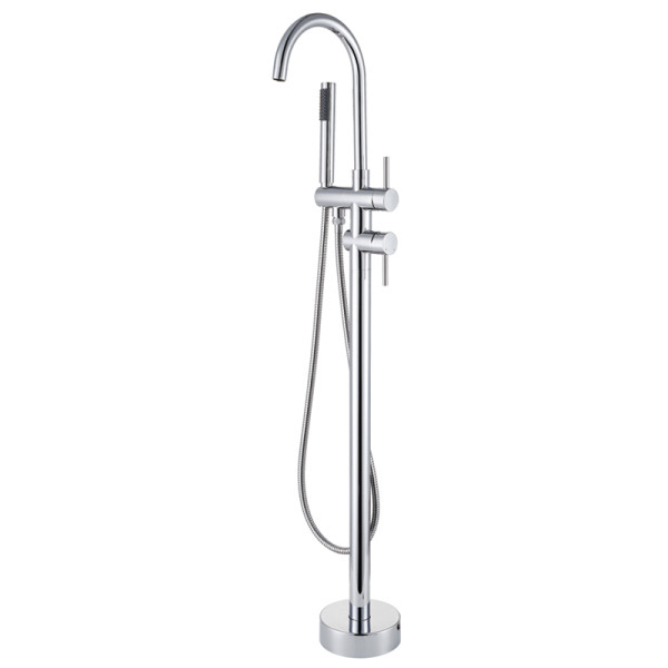 Смеситель напольный Gerhans хром (K13219) Смеситель напольный Gerhans хром (K13219)